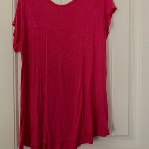 Fuchsia pink womens tunic